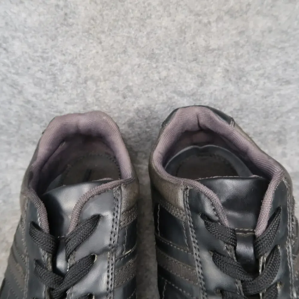 Sonoma Shoes Mens 9.5 Lifestyle Sneakers Casual Square Toe Lace Up Black Classic